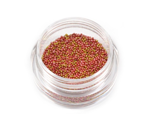 1x Döschen Micro Glass Perlen Glassbeads MIX AG-11-4