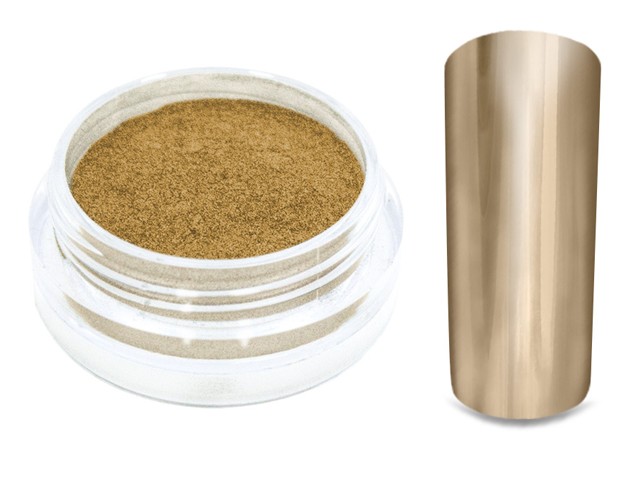Chrom Pigment Mirror Spiegeleffekt Effekt Puder 1g Gold CEP-002