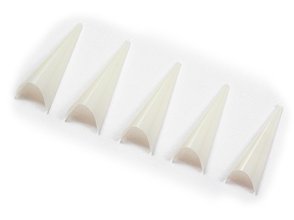 500 French Tips STILETTO Natur französische Form RNTIP-63-N